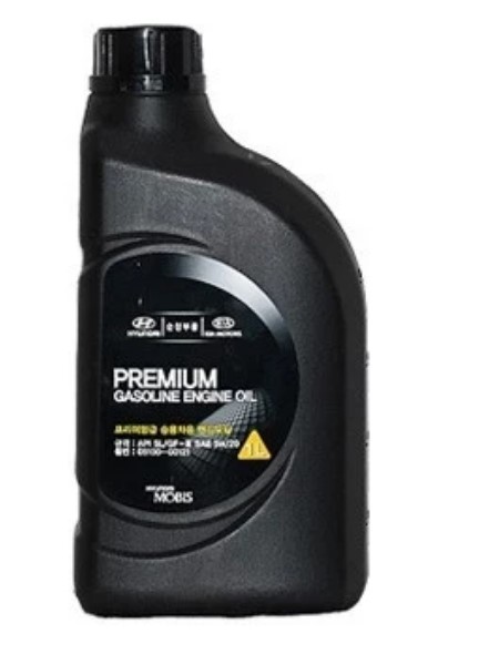 5w-20 Premium Gasoline API SL, ilsac gf-3, 1л (полусинт. мотор. масло) - Hyundai/Kia 05100-00121