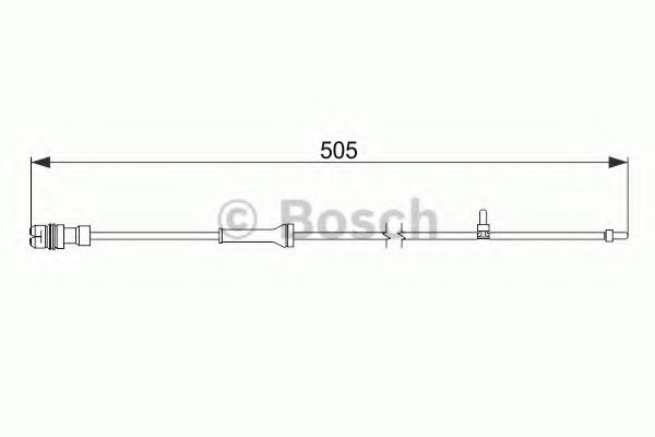 Датчик износа тормозных колодок  Bosch                1 987 474 592