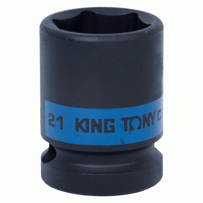 Головка торцевая ударная шестигранная 1/2 21 мм - King Tony 453521M