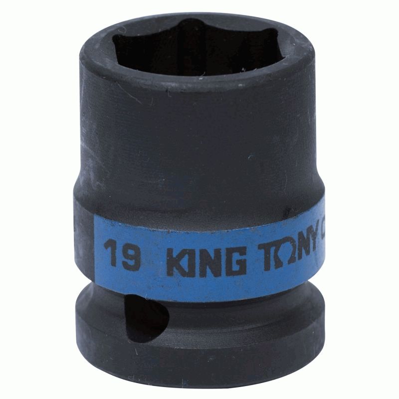 Головка торцевая ударная шестигранная 1/2 19 мм - King Tony 453519M