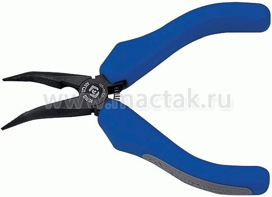 Плоскогубцы тонконосые загнутые 125 мм - King Tony 6334-05