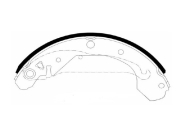 Колодки тормозные барабанные daewoo: leganza 99-02 - HSB HS2007