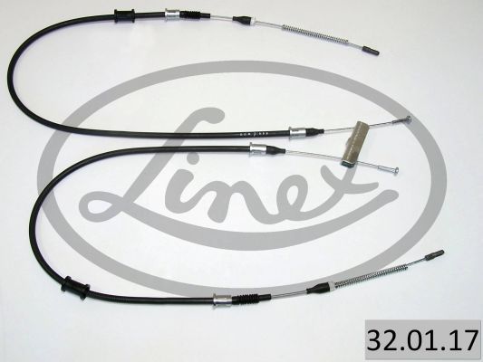Трос стояночного тормоза  - LINEX 32.01.17