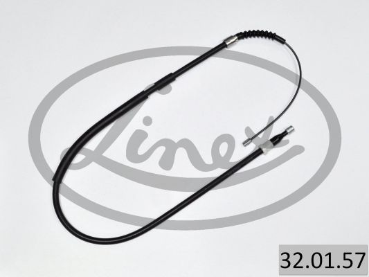 Трос стояночного тормоза | лев | - LINEX 32.01.57