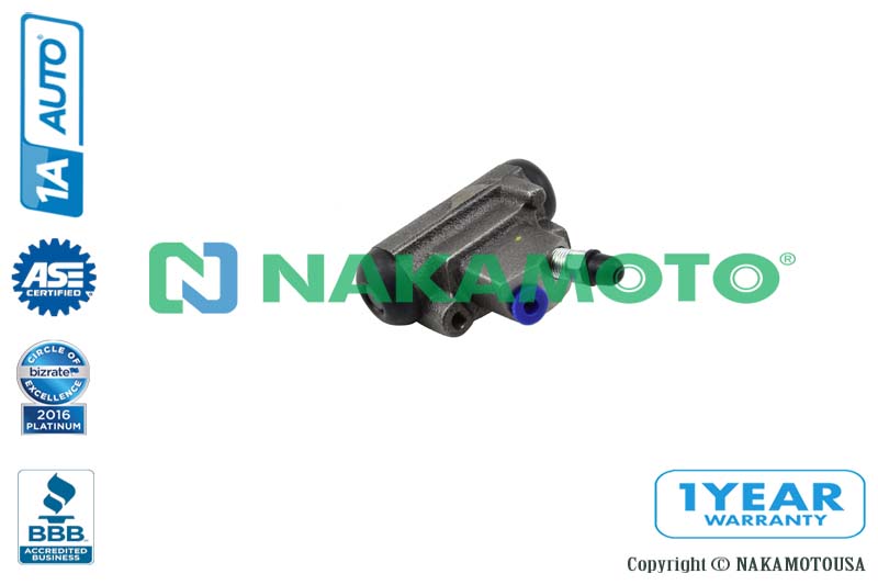 Цилиндр рабочий барабанного тормоза задний левый - Nakamoto B040473