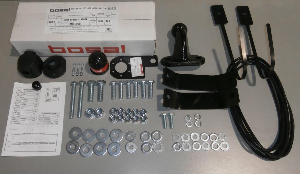 ТСУ oris на а/м ford Transit, со ступенькой 2004-2014 с электрикой - Bosal 3970-F