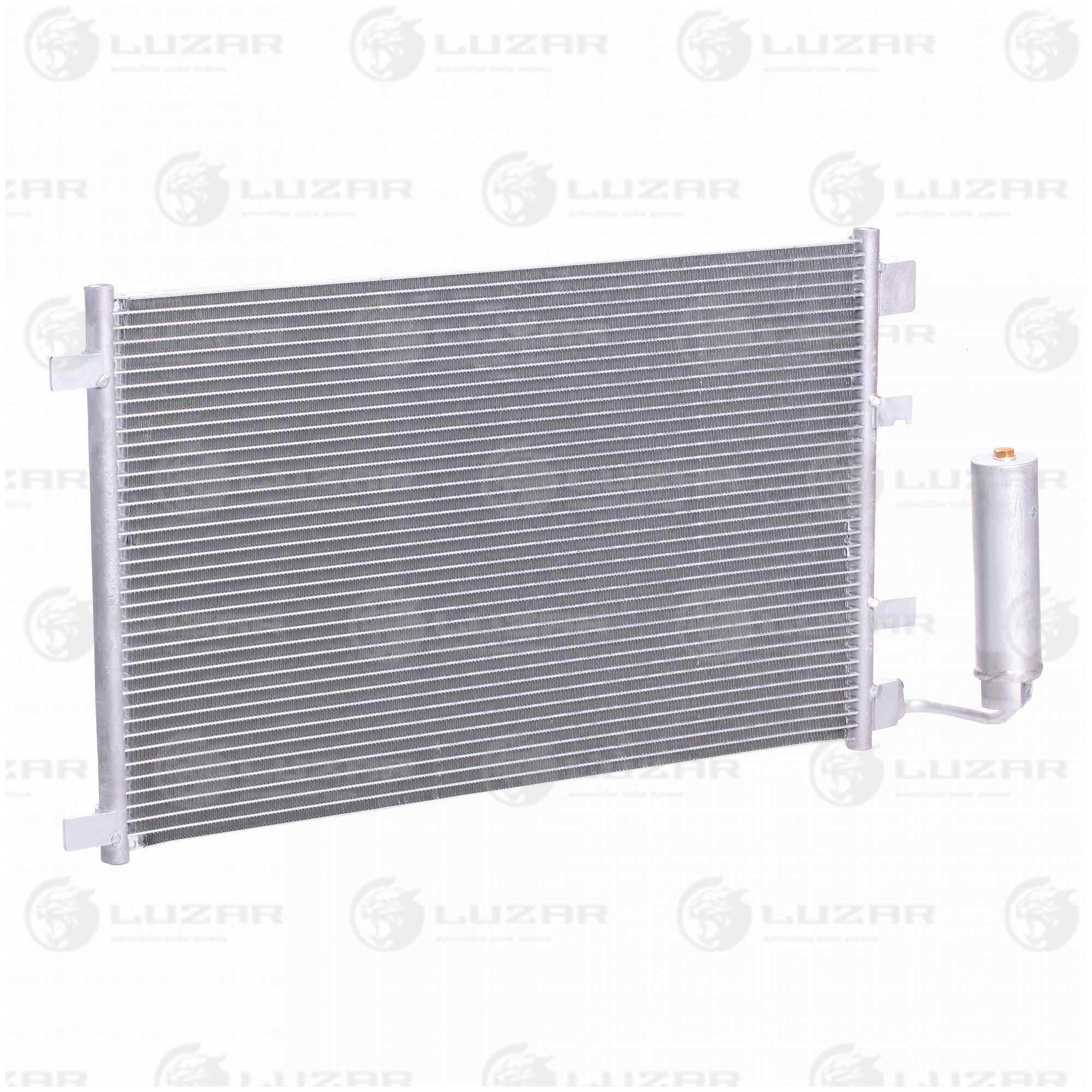 Радиатор кондиц. с ресивером для а/м Nissan Qashqai (06-) 2.0i - Luzar LRAC 1420
