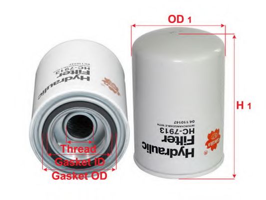 Фильтр гидравлический HCV - Sakura HC7913