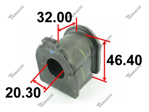Втулка стабилизатора | перед | - Tenacity ASBTO1048