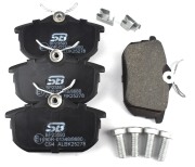 Колодки тормозные дисковые | зад | - SB Nagamochi BP23593