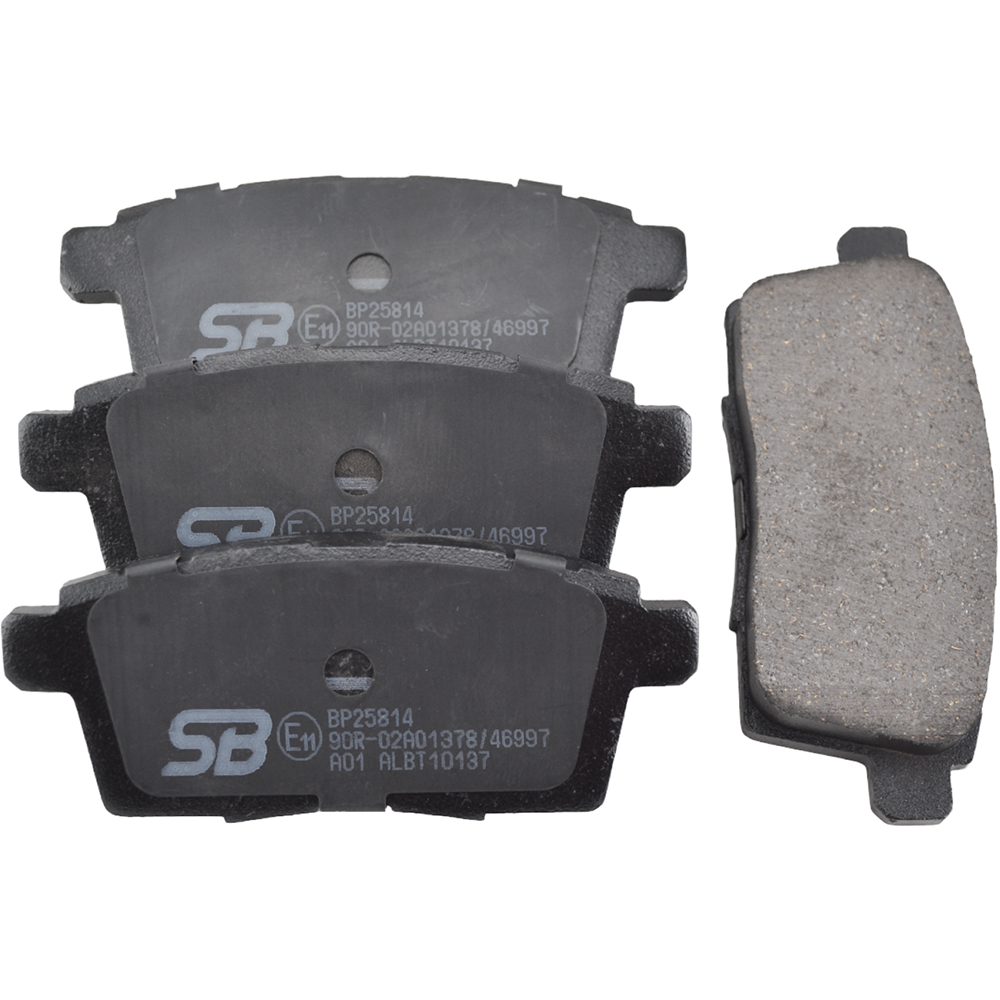 Колодки тормозные дисковые | зад | - SB Nagamochi BP25814