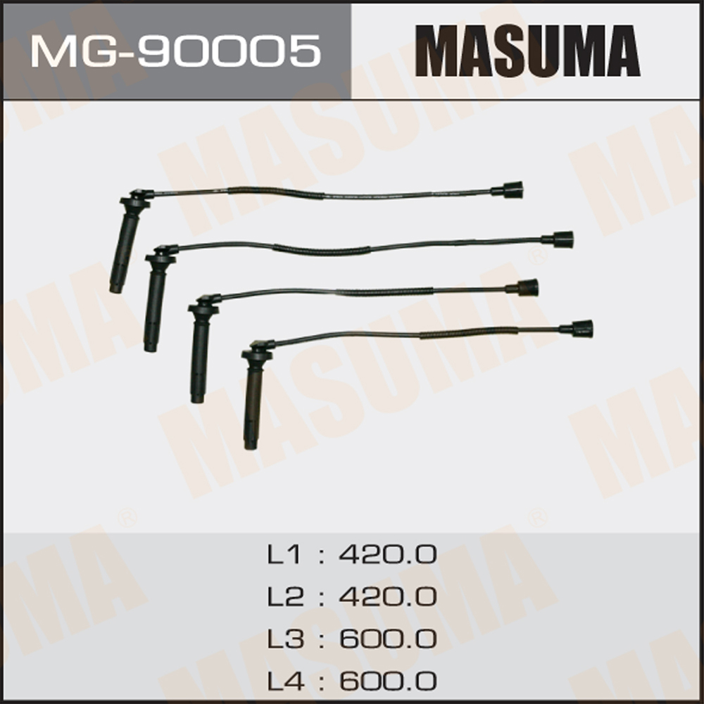 Комплект высоковольтных проводов - Masuma MG-90005