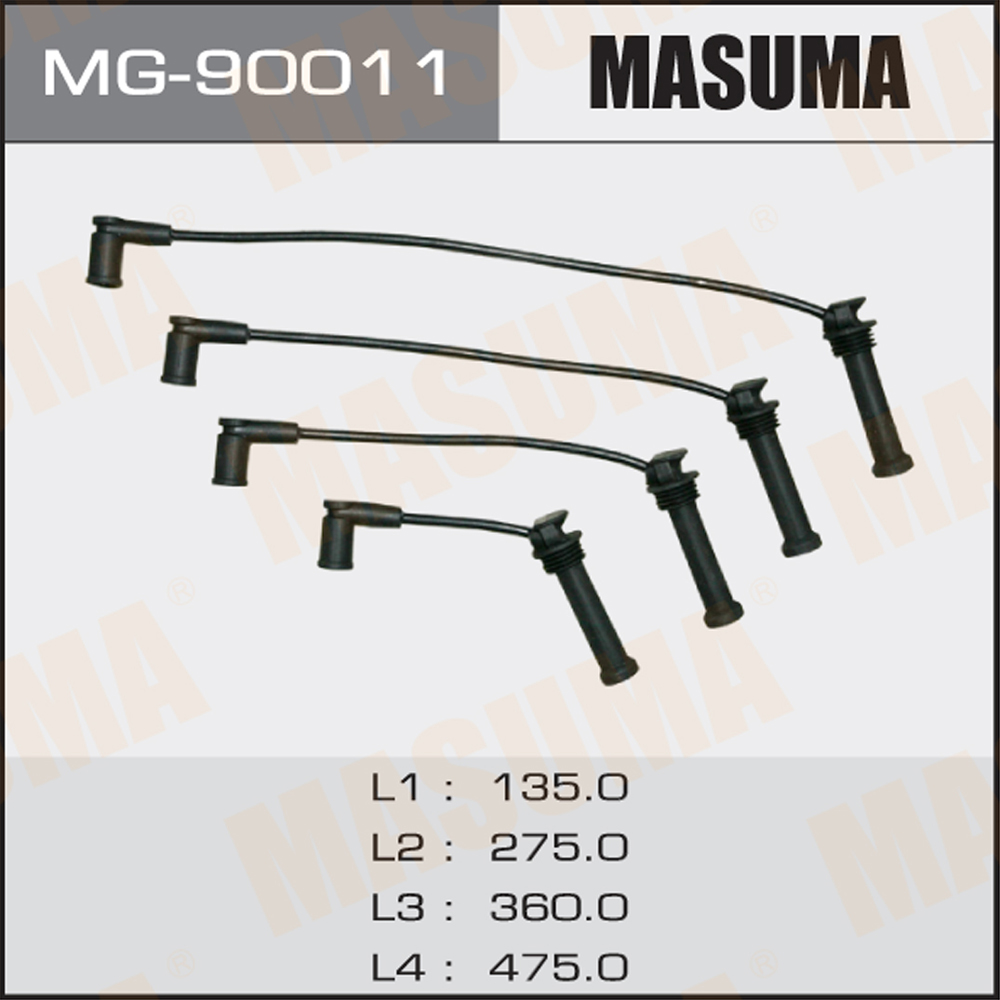 Комплект высоковольтных проводов - Masuma MG-90011