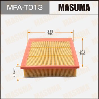 Воздушный фильтр toyota/ camry/ gsv50l/ MMC l200 15- - Masuma MFA-T013