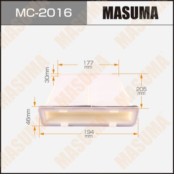 Фильтр салона - Masuma MC-2016
