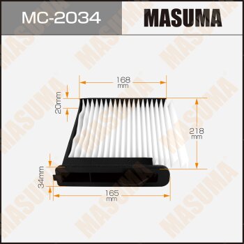 Фильтр салона - Masuma MC-2034