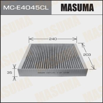 Фильтр салона Угольный - Masuma MC-E4045CL