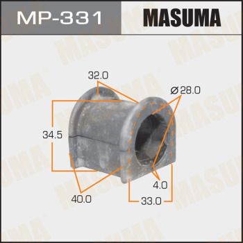 Втулка стабилизатора | перед | - Masuma MP-331