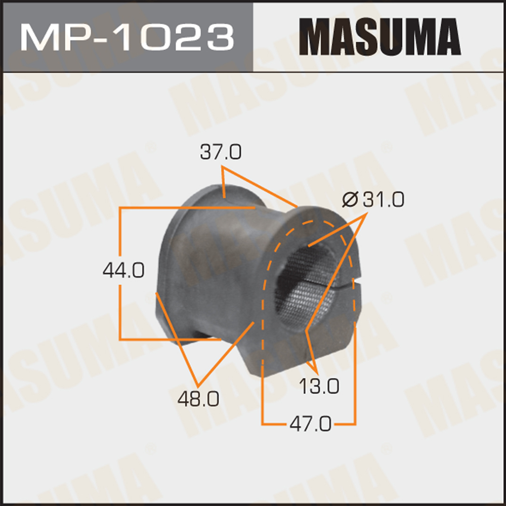 Втулка стабилизатора | перед | - Masuma MP-1023