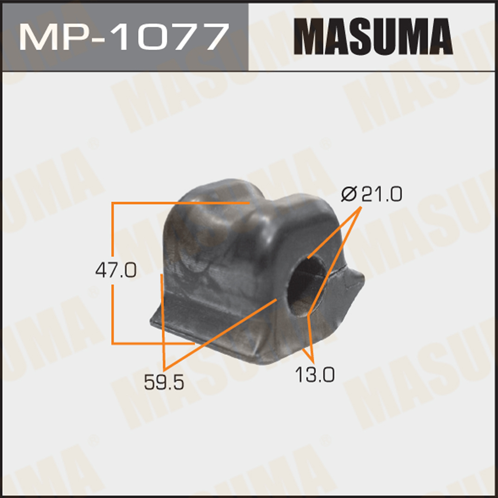 Втулка стабилизатора / zrt27# | перед | - Masuma MP-1077
