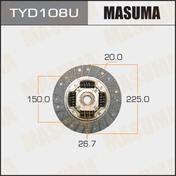 Диск сцепления - Masuma TYD108U