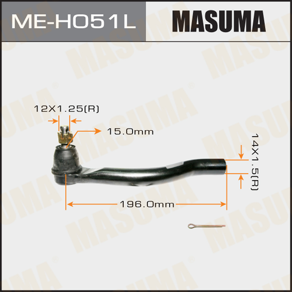 Наконечник рулевой тяги - Masuma ME-H051L
