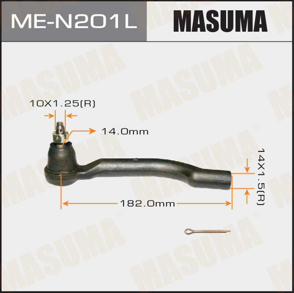 Наконечник рулевой тяги - Masuma ME-N201L