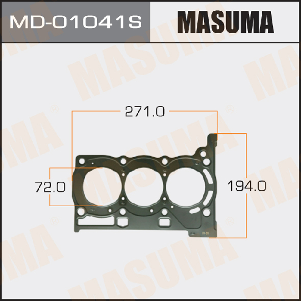 Прокладка головки блока цилиндров Masuma                MD-01041S