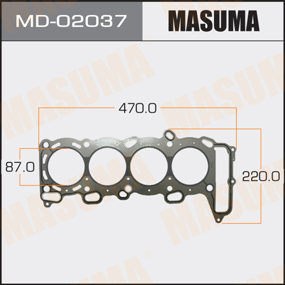 Прокладка головки блока цилиндров - Masuma MD-02037