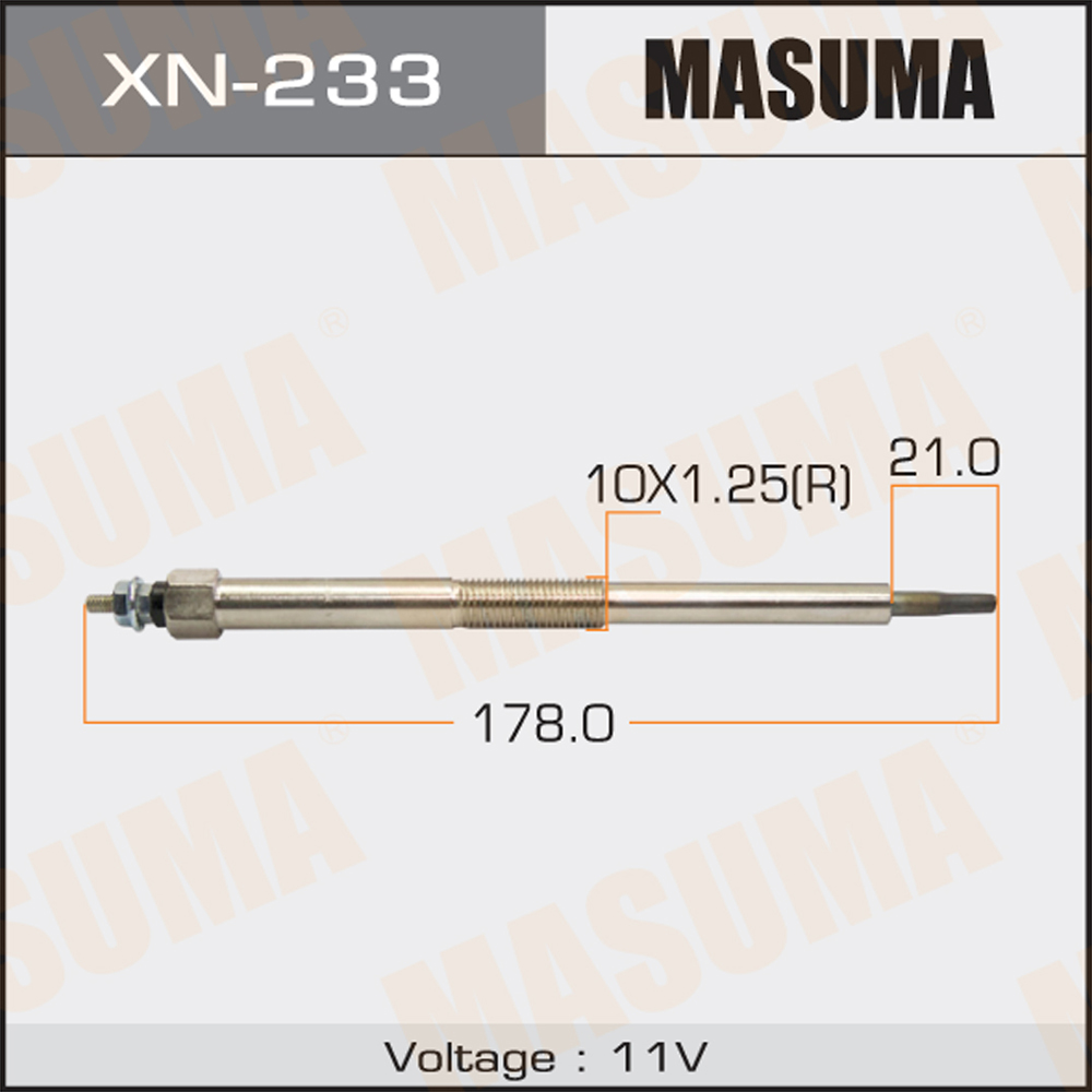 Свеча накаливания - Masuma XN-233