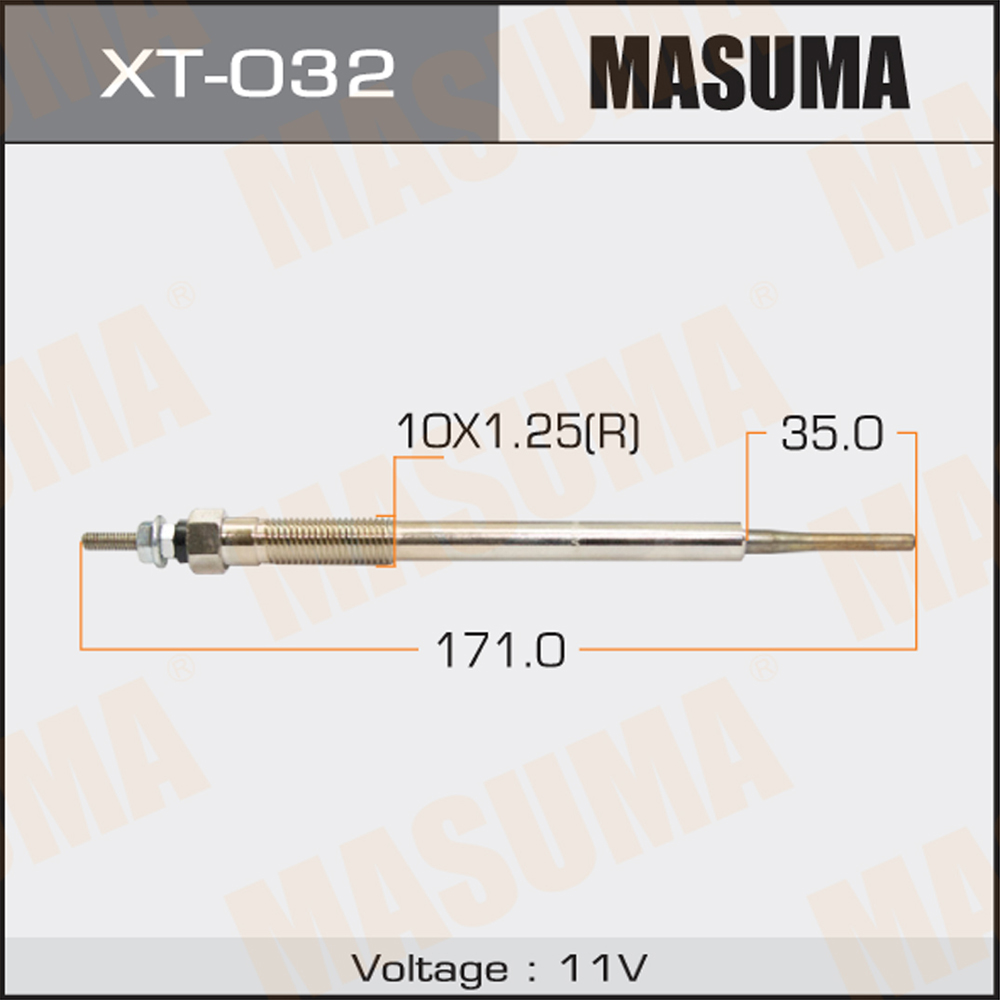 Свеча накаливания - Masuma XT-032