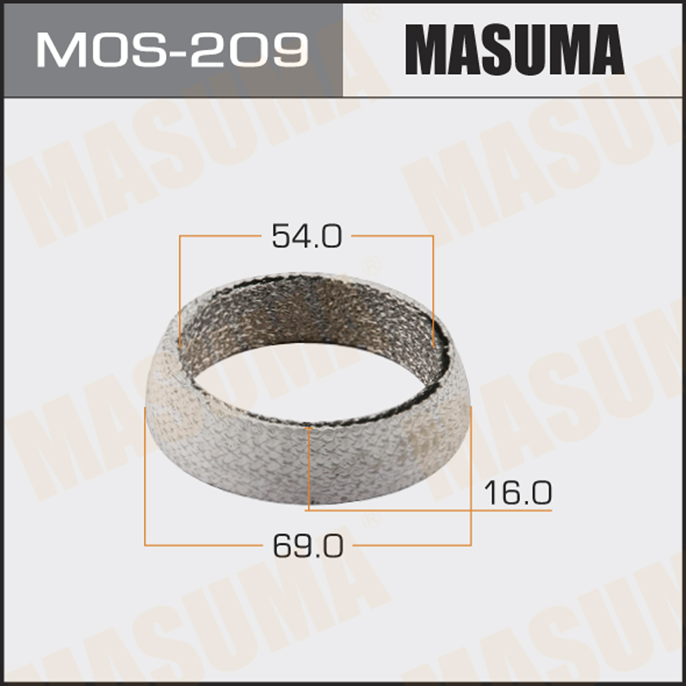 Монтажное уплотнительное кольцо выхлопной системы - Masuma MoS-209