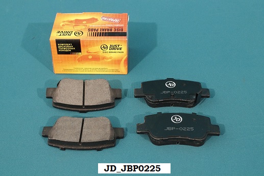 Колодки тормозные, задние d2296m - JD JBP0225