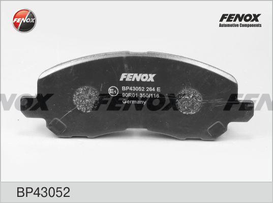 Колодки тормозные дисковые | перед прав/лев | - Fenox BP43052