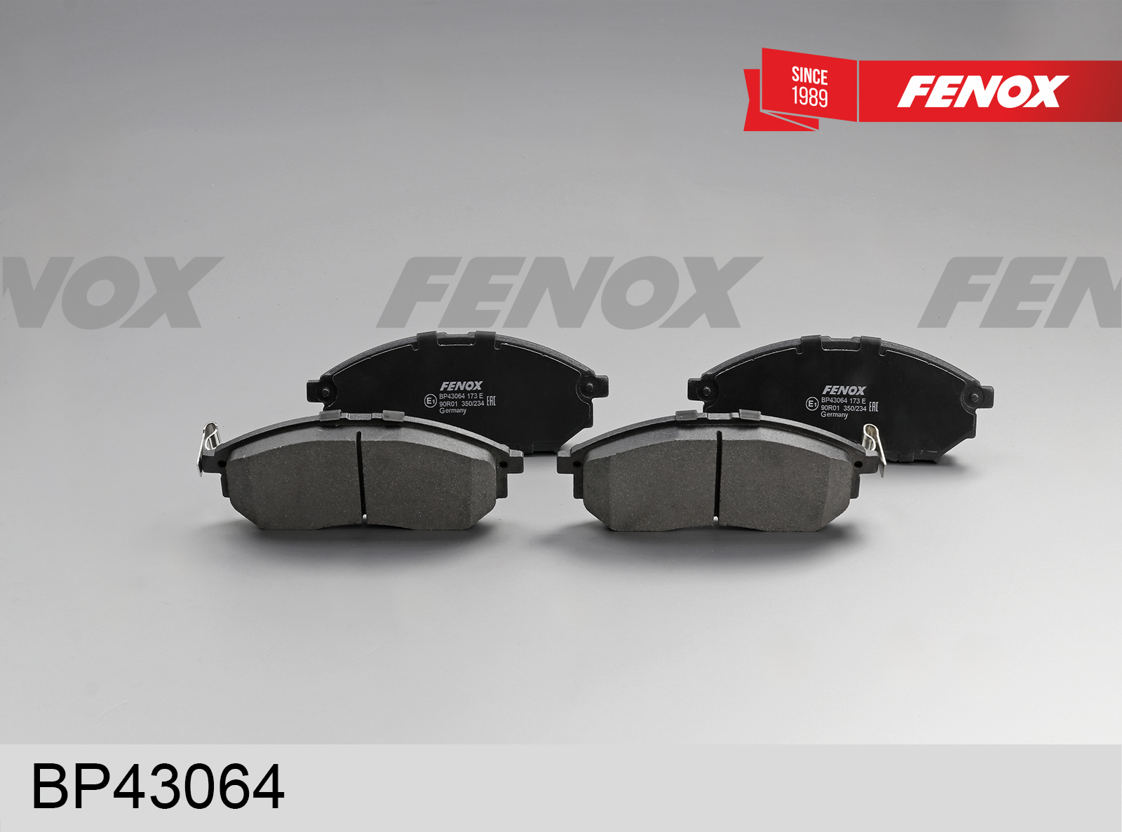 Колодки тормозные дисковые | перед прав/лев | - Fenox BP43064