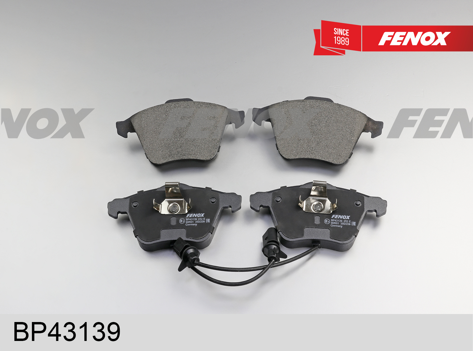 Колодки тормозные дисковые | перед прав/лев | - Fenox BP43139