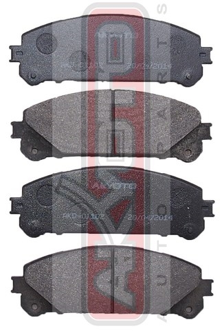 Колодки тормозные дисковые передние - Akyoto AKD-01102