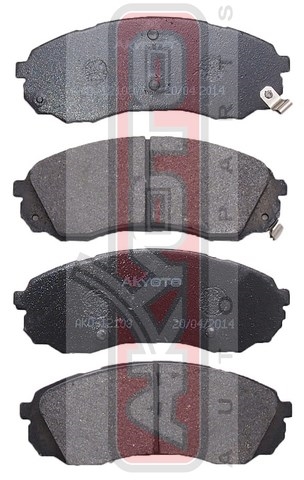 Колодки тормозные дисковые передние - Akyoto AKD-12103