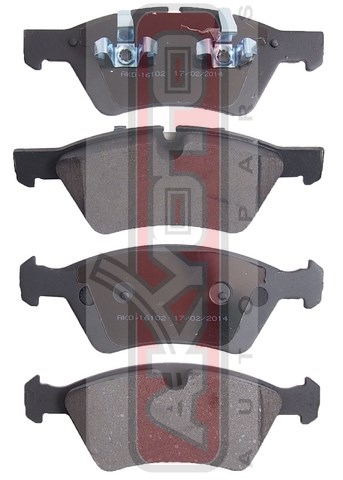 Колодки тормозные дисковые передние - Akyoto AKD-16102