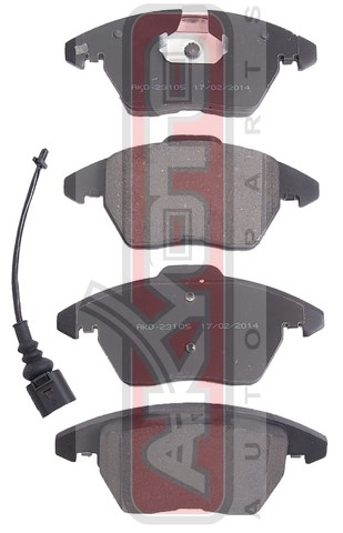 Колодки тормозные дисковые передние - Akyoto AKD-23105