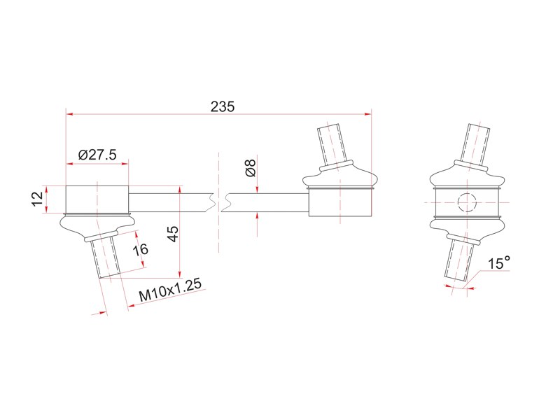 Стойка стабилизатора зад SAT ST-48830-32030 1059₽