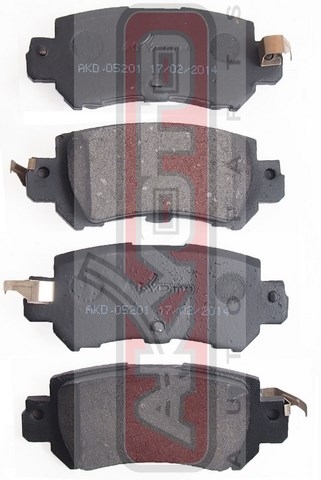 Колодки тормозные дисковые задние - Akyoto AKD-05201