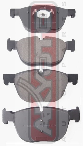 Колодки тормозные дисковые передние - Akyoto AKD-19101