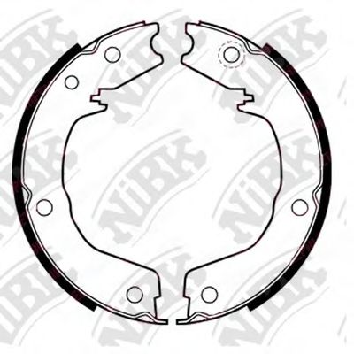 Колодки тормозные барабанные зад NIBK FN0626 6484₽