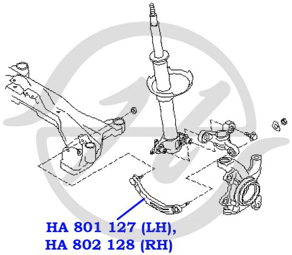Рычаг подвески - Hanse ha802128