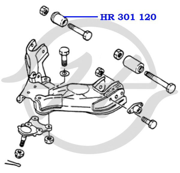 Сайлентблок рычага подвески - Hanse hr301120