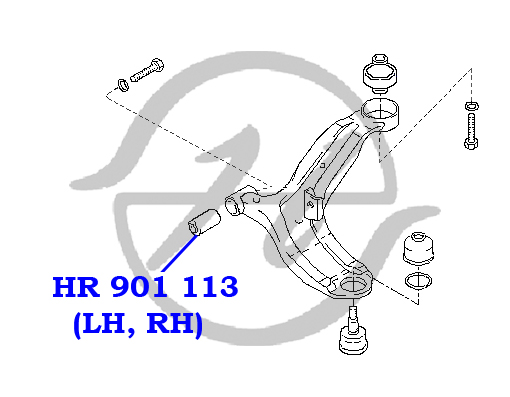 Сайлентблок рычага подвески - Hanse hr901113