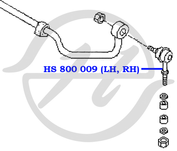 Стойка стабилизатора - Hanse hs800009