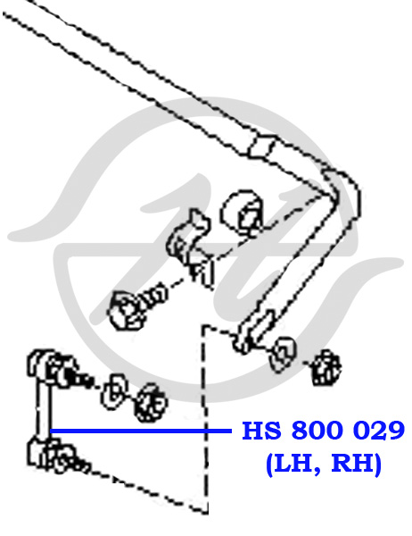 Стойка стабилизатора - Hanse hs800029