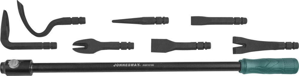 Монтировка со сменными насадками. Набор 8 предметов. - JONNESWAY AG010180